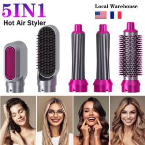 Escova Alisadora e Secadora 5 em 1 - Hot Air Styler